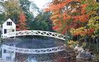 quaint footbridge in northern ME