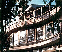 second floor and deck added on to house in northern MI